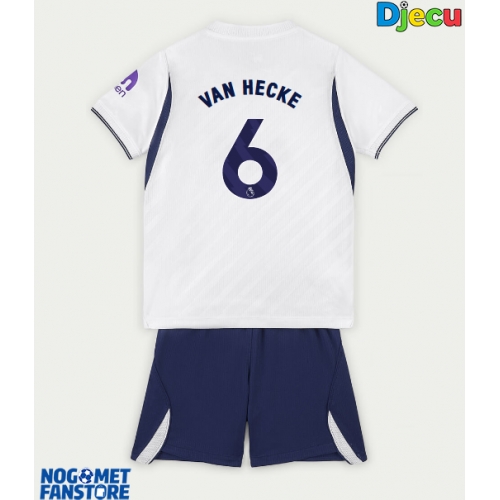 Tottenham Hotspur Jan Paul van Hecke #6 Domaci Dres za djecu 2026-27 Kratak Rukav (+ Kratke hlače)